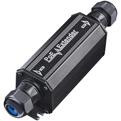 Image de Cudy POE15 Gigabit Outdoor PoE + Extender, IP67 Waterproof, 10/100/1000Mbps, Repeater, Amplifier/PoE Booster, Wall Mount, IEEE 802.3at/802.3af, Métal