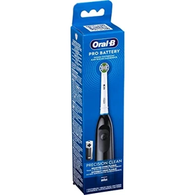 Image de Oral B DB5010 adulte batterie brosse à dents électrique Rotation Braun brosses 1 support têtes de calomnies