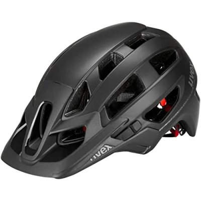 Image de uvex Finale 2,0 Casque de Vtt sûr pour Hommes et Femmes Réglage la Taille Individuel à Compléter avec un Éclairage Led Black Matt 52 57 cm