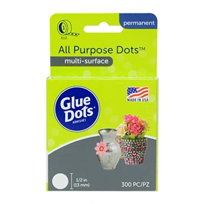 Image de Glue Dots Rouleau de pastilles adhésives multi usage Clair