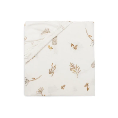 Image de Jollein Drap Housse en Jersey pour Berceau Riverside 40/50 x 80/90 cm 100% Coton Certifié Oeko TEX