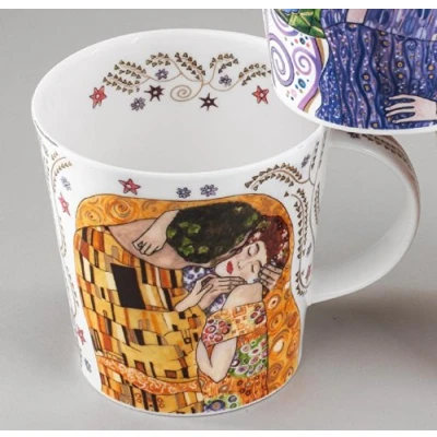 Image de Dunoon tasse motif : adoration klimt le baiser, forme de cairngorm