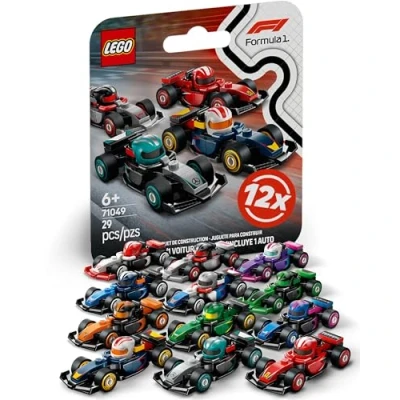 Image de Lego F1 Voiture de course série avec 12 voitures Formule 1 : kit complet figurines 71049