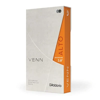 Image de D&#039;Addario VENN G2 Synthetic alto saxophone Reeds Anches de avec une construction synthétique avancée fibres polymères, résine, canne naturelle Résistance 30+