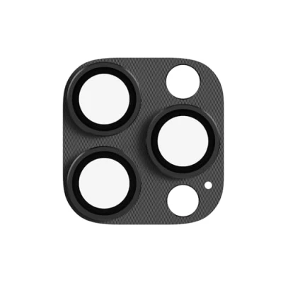 Image de Rokform Protecteur d&#039;objectif d&#039;appareil photo compatible avec iPhone 16 Pro et Max, verre trempé 9H corps anneaux en aluminium, les coques (transparent)