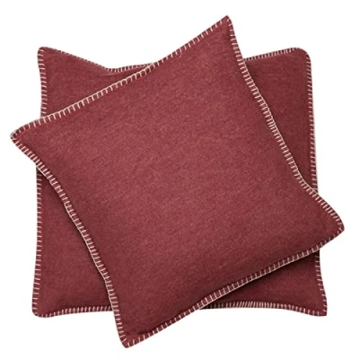Image de David Fussenegger Barolo Housse de Coussin décorative en Coton Moelleux Doux 50 x cm