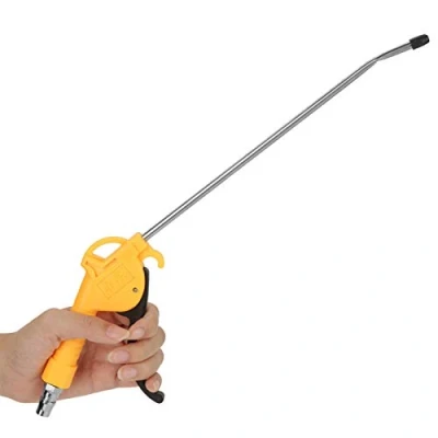 Image de Pistolet à Air Comprimé d&#039;Enlève la Poussière À Souffler/Soufflette Compresseur en Alliage d&#039;Aluminium et Plastique avec Un Joint (Jaune 1)