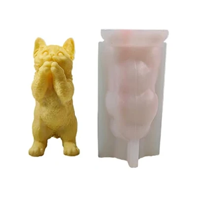 Image de Mumuve moule à bougies, en silicone 3D forme de chat pour fabrication bougies d&#039;animal savon fait la main,