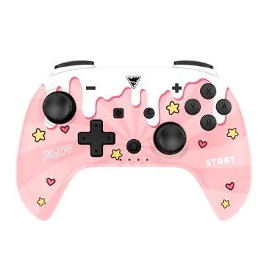 Image de DragonShock POPTOP COMPACT BT Manette compacte sans fil Bluetooth Sweet Pink compatible Nintendo Switch Lite OLED