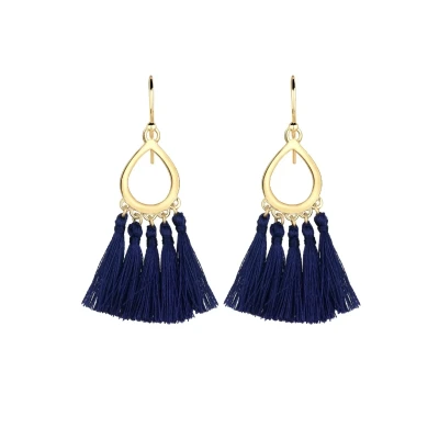 Image de Elli Festival BOHO LOOK Boucles d&#039;oreilles, Femme, Taille: One Size, Blau