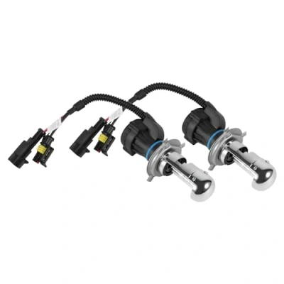 Image de Qyrugcxs 2X ampoule AUTO HID BI Xenon faisceau HI/LOW H4 (55W, 6000K)