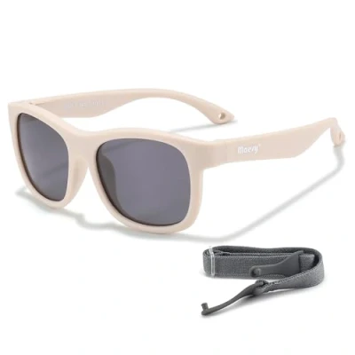 Image de Maesy Lunettes de Soleil Bébé et Tout Petit 1 3 Ans Protection UV400 Polarisée Cadre Flexible Pliable Bande Élastique Réglable Sûres Confortables Luca
