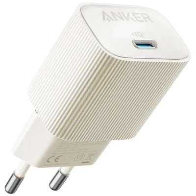 Image de Chargeur USB C Anker Nano 30 W Charge Rapide PIQ 3.0 Blanc