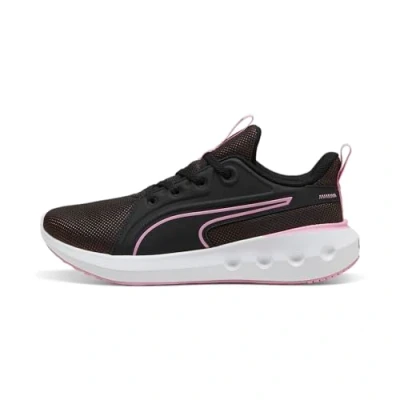 Image de Puma Softride Carson Chaussures de running neutres, Femme, Taille: 44, Black/mauved out Tissu / matière synthétique