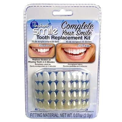Image de Instant Smile Complétez votre sourire, kit de remplacement dentaire temporaire