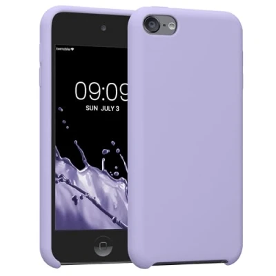 Image de kwmobile Étui Compatible avec Apple iPod Touch 6G / 7G (6ème et 7ème génération) Coque Protection en Silicone pour Lecteur MP3 Lavande