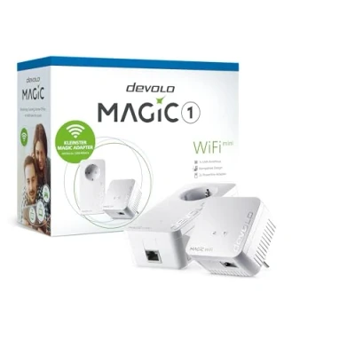Image de Devolo Magic 1 WiFi Mini Starter Kit Powerline WLAN Network 400 Mbit/s