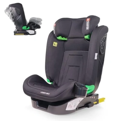 Image de Mobiclinic® Kids, Siège auto, i Size, ISOFIX, Groupe 2/3, 36kg, 4 12 ans, Lionfix MAX, Évolutif, 100 150cm, Protection latérale, Appui tête réglable, 3 positions d&#039;inclinaison, Porte gobelet