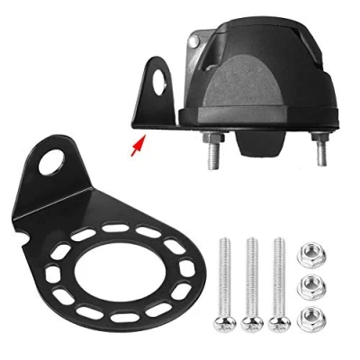 Image de Support de Prise Remorque 7 Broches à 13 Attelage Faisceau Connecteur Remorquage avec Vis et Ecrous