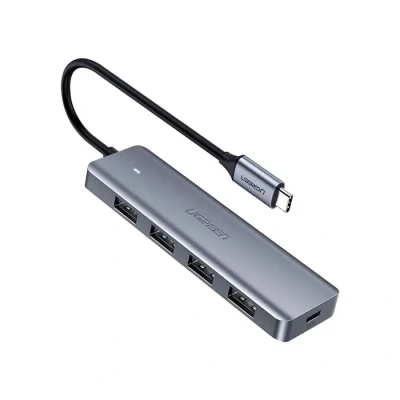 Image de Ugreen 50985 hub &amp; concentrateur USB 3.2 Gen 1 (3.1 1) Type A 5000 Mbit/s Argent Neuf