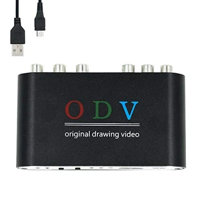 Image de Mcbazel ODV Convertisseur Composite RCA/S Vidéo/YPbPr vers HDMI