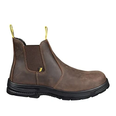 Image de SAFETY JOGGER Chaussures de sécurité S3 Jackman Imperméables Confortables Antidérapantes Avec embout en acier Bottes pour femme marron, 46 EU