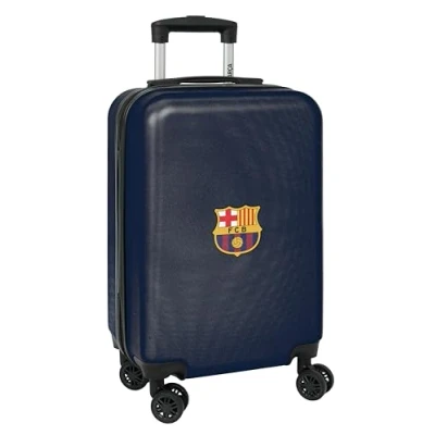 Image de Safta F.C. Barcelona Trolley de Cabine 20 Pouces, Valise à roulettes, Cadenas sécurité, légère, 34,5 x 55 cm,
