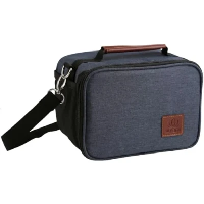 Image de Umami Sac Isotherme Repas, Petit Lunch Box Glaciere Souple Isotherme, Garde les Aliments frais, Bandoulière Réglable, Poignée Ergonomiqu, Matériaux de Qualité, Poche Latérale pour Bouteille d&#039;Eau