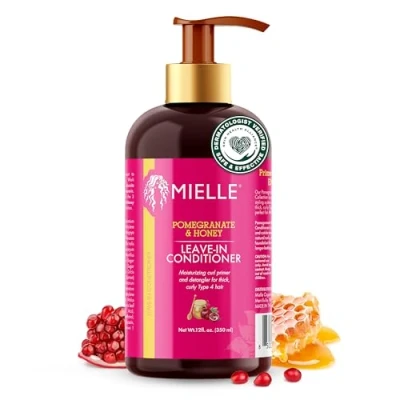 Image de Mielle Organics Après shampooing sans rinçage à la grenade et au miel pour cheveux de type 4, 12 oz