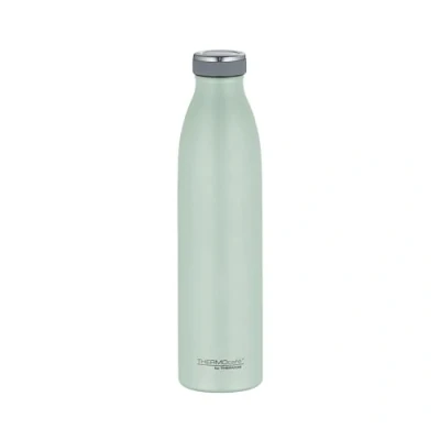 Image de THERMOcafé by THERMOS TC Bottle Bouteille isotherme en acier inoxydable résistant aux boissons gazeuses Vert menthe mat 0,75 l 12 h chaud 24 froid Anti fuite Pour l&#039;école, les déplacements et le