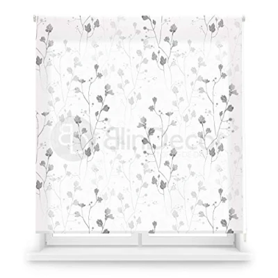 Image de Blindecor Flores Store Enrouleur translucide avec Impression numérique Modèle Bloom 150 x 180 cm Taille du Tissu 147 175