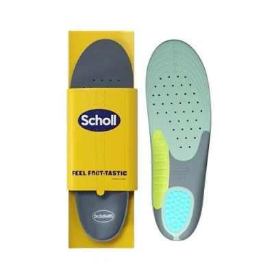 Image de Scholl Semelles Extra Renforcées pour femmes Conçues les grandes, corpulentes et pieds larges Absorption des Chocs Soutien de la Voûte Plantaire Taille 38 à 43,5 1 Paire