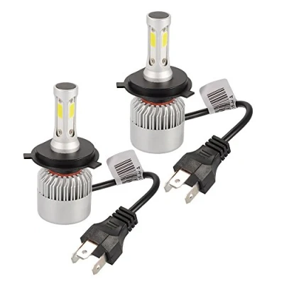 Image de Sun3Drucker 16000LM Max 200W (2 Bulbs) CREE LED Car Headlight H4 Halogen Lamp Bulb Built in Cooling Fan 6500K White