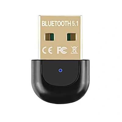 Image de Mokeum Adaptateur Bluetooth USB 5.1, Voiture Compatible avec Windows 7/8 / 8.1/10, Mini Dongle pour PC, TV, Maison, Casques, Plug and Play