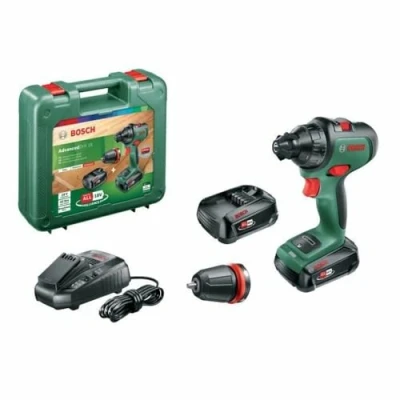 Image de Bosch Home and Garden perceuse visseuse sans fils AdvancedDrill 18 (1 batterie, système V, dans coffret de transport)