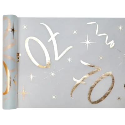 Image de SANTEX 6158 70 30, Chemin de Table Anniversaire Age Or Ans