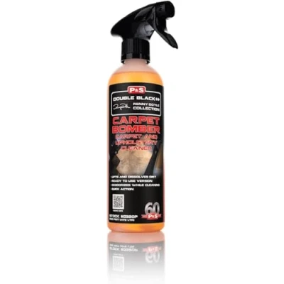 Image de Manwe P&amp;S Professional Detail Products Carpet Bomber and Upholstery Cleaner; Citrus Based Cleaner Dissolves Grease Lifts Dirt; Highly Dilutable; Great on Engines &amp; Wheel Wells (1 Pint)