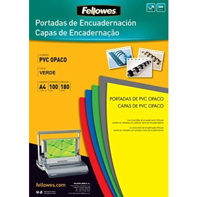 Image de Fellowes 5100601 Couvertures de reliure en PVC opaque A4