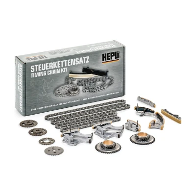 Image de HEPU 21 0640 Jeu de distribution à chaînes avec roue dentée d&#039;arbres came, intermédiaires Simplex, Chaîne fermée AUDI: Q7