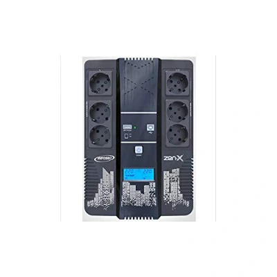 Image de INFOSEC Zen X 800 FR/SCHUKO Onduleur Line Interactive VA 6 Prises 66071