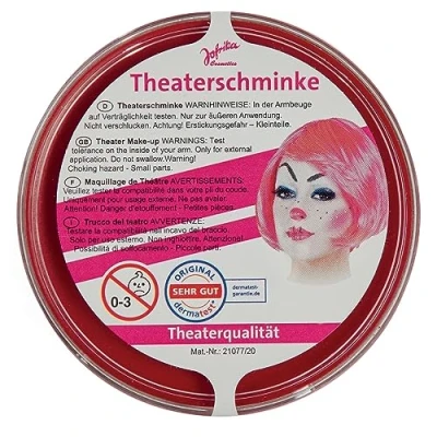 Image de Theaterschminke rot Make Up Schminke Profischminke rote Kinderschminke Farbstark
