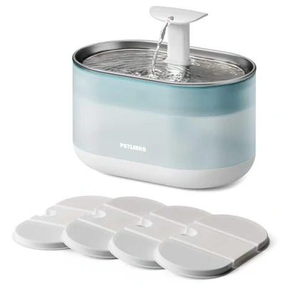 Image de PETLIBRO Fontaine a Eau Chat Ultra Silencieuse, 2,1L Capsule à pour avec 4 Filtres et Éponges, Deux Modes de Débit d&#039;eau, Distributeur sans BPA, Niveau d’Eau Visible