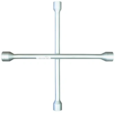 Image de Sakura 4 Way Wheel Nut Cross Brace Wrench for Cars WB4W Common Hexagonal Lug Socket Sizes 17 19 21 22mm
