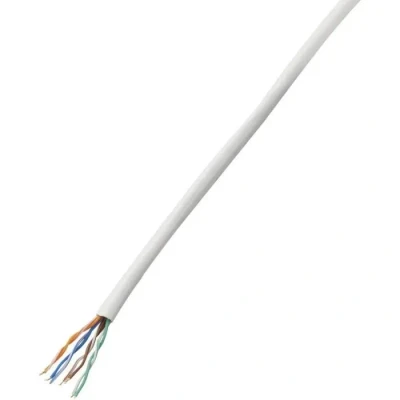 Image de Câble réseau TRU COMPONENTS CAT 5e 4 x 2 0.14 mm² Blanc 100 m