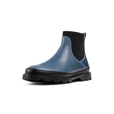 Image de Camper Brutus Boots à talons, Femme, Taille: 41, Grau schwarz Cuir et textile