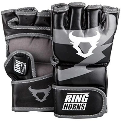Image de Ringhorns, Charger Gants de MMA, Mixte Adulte, L, Noir