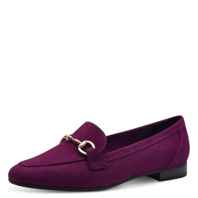 Image de Marco Tozzi Femme Damen Slipper 2 24212 42 Mocassin, Grape, 37 EU