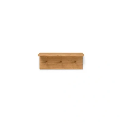 Image de ferm LIVING Étagère Place Rack, 45 cm de long, crochets, bois