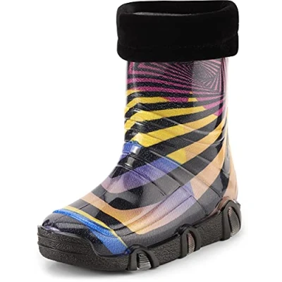 Image de Ladeheid Bottes de Pluie Chaussure Enfant Fille Garçon Swk2021 (Modèle 55, 25/26 EU)
