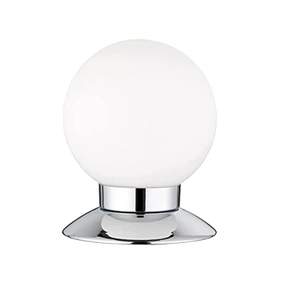 Image de Reality Leuchten R52551906 Princess Lampe de Table, Verre, Integriert, 3 W, Chrom, 10 x 13 cm